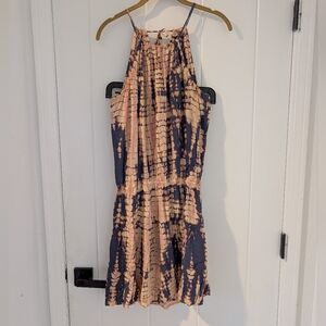 Michael Stars Tie Dye Halter Dress